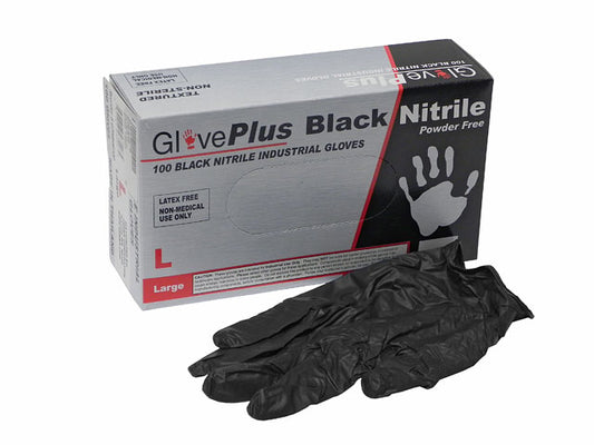 Black Nitrile Gloves